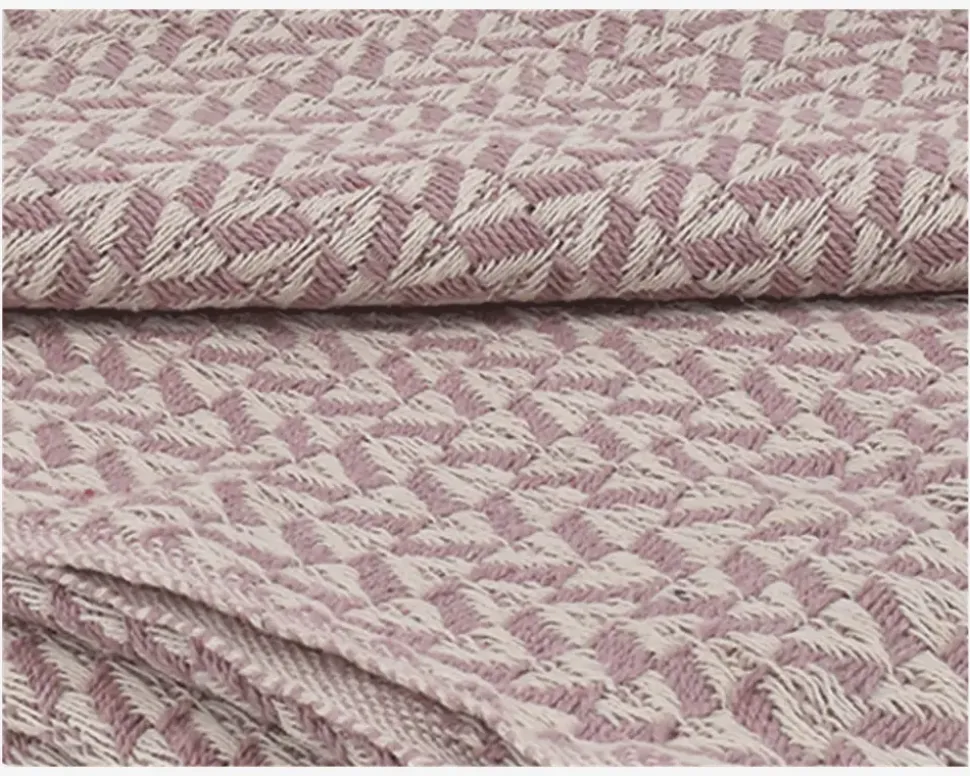 Plaid Med Mønster Rosa 160x125