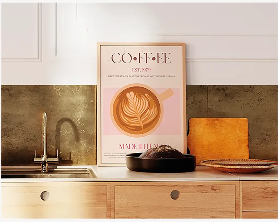 Plakat Kaffe