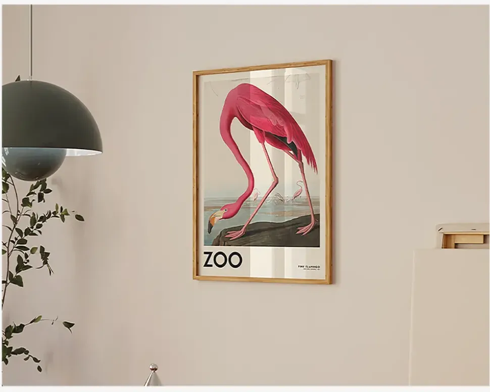 Plakat Pink Flamingo