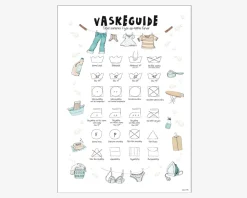 Plakat Vaskeguide A5