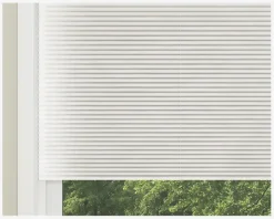 PlisseG. London Hvid 90x210 cm