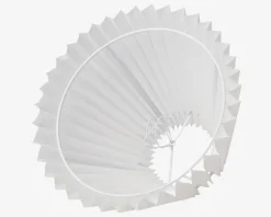 Plisseskærm Hvid 15 cm