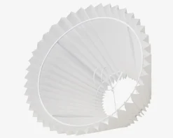Plisseskærm Hvid 17 cm