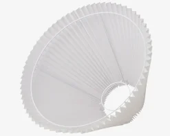 Plisseskærm Hvid 30 cm