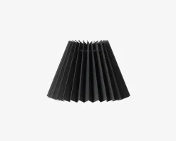 Plisseskærm Sort 11 cm
