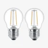 Pære Filament Krone E27 25W 2-Pak