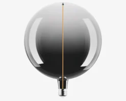 Pære Vintage globe røgfarvet E27 H.26 cm