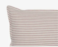 Pude Striber Rose 35x55 cm