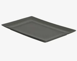 Quadro Tallerken Rektangulær 30x20 cm Sort