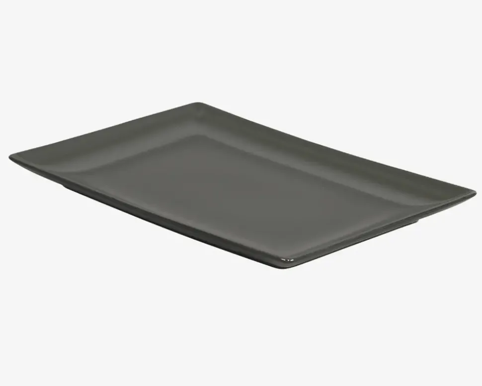Quadro Tallerken Rektangulær 30x20 cm Sort