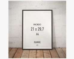 Ramme Røget Eg Slim 21 x 29,7 cm