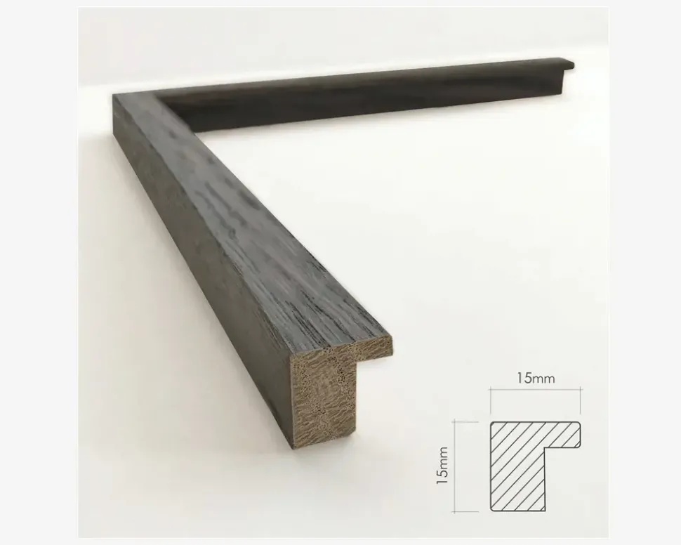 Ramme Røget Eg Slim 30 x 40 cm