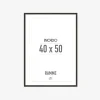 Ramme Røget Eg Slim 40 x 50 cm