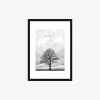 Ramme Sort Slim 29,7 x 42 cm