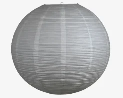 Rispapirlampe hvid Ø.60 cm