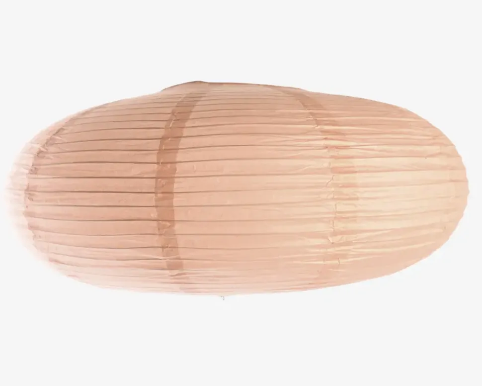 Rispapirlampe rosa Ø.50 cm