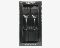Salatbestik Sort 23,7 cm
