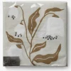 Servietter klokkeblomst beige 33x33 cm