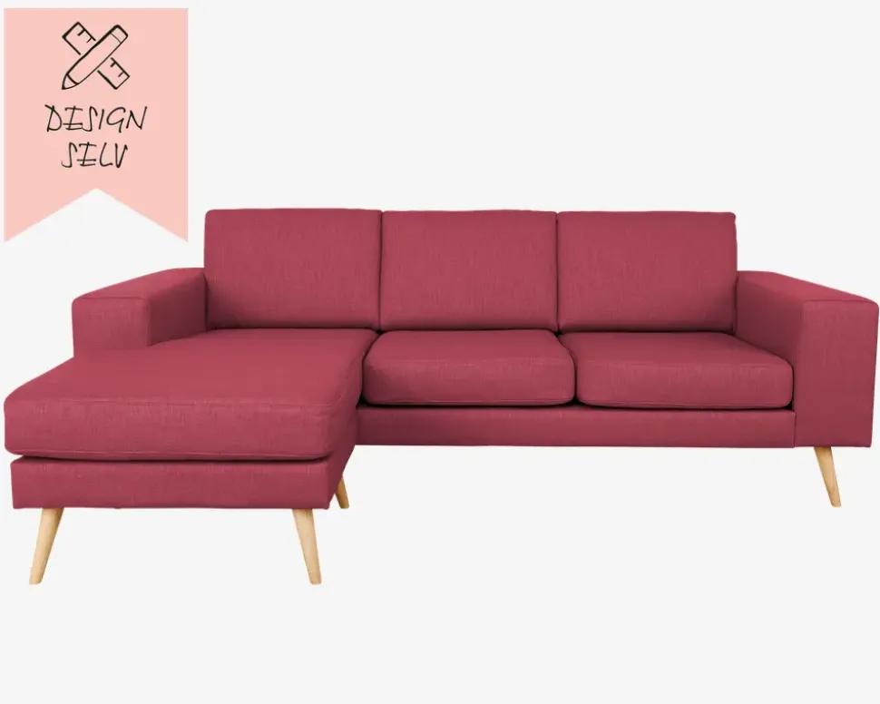 Sienna Sofa m/Chaiselong Stofgr. 1