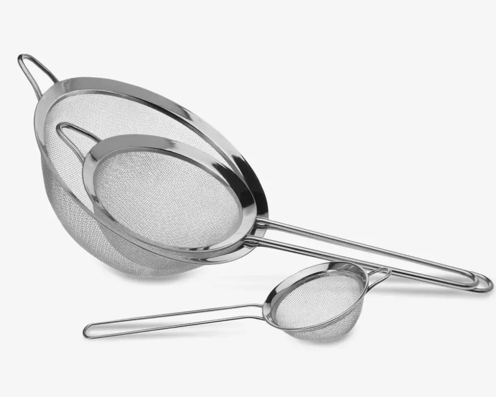 Sigtesæt 3 stk. Rustfrit Stål