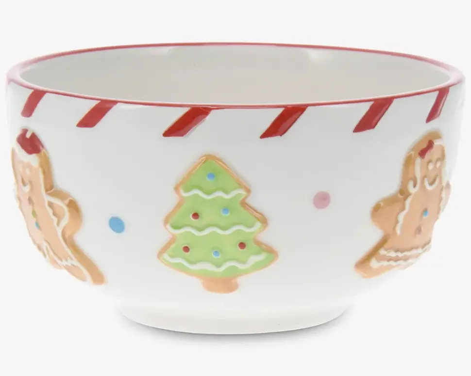 Skål med honningkager/juletræ Ø.14 cm