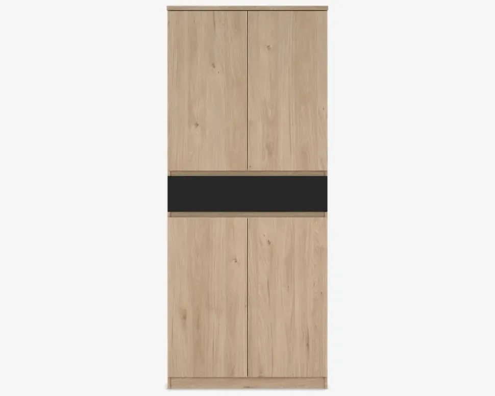 Skoskab Naia eg/sort H. 191,7 cm