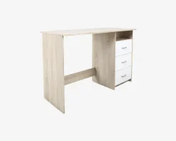 Skrivebord Adria Lys Eg/Hvid
