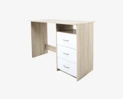 Skrivebord Adria Lys Eg/Hvid