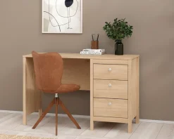 Skrivebord Madrid lys eg kunstfiner