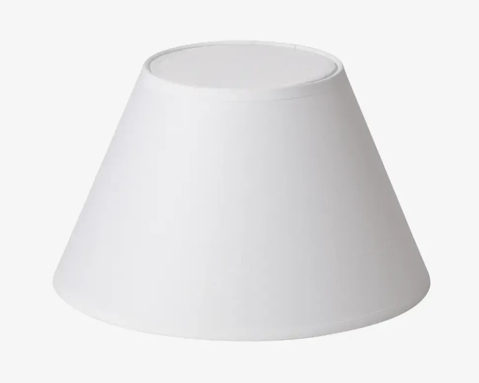 Skærm Emma Casa H. 16 cm Hvid