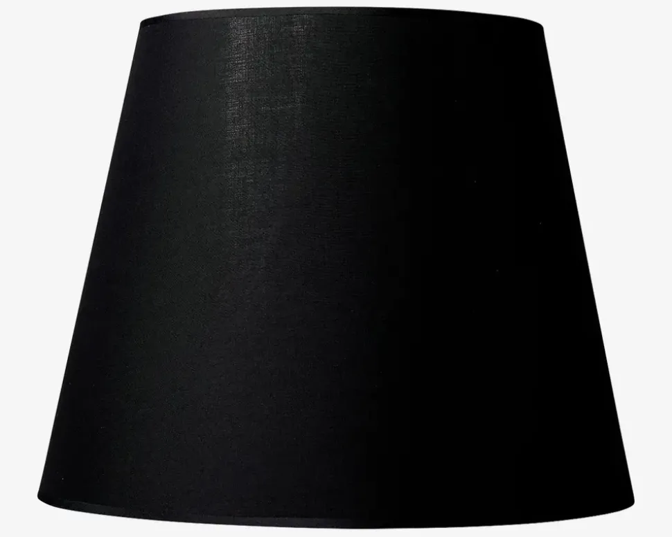 Skærm Isabella Domus sort/kobber H.32 cm