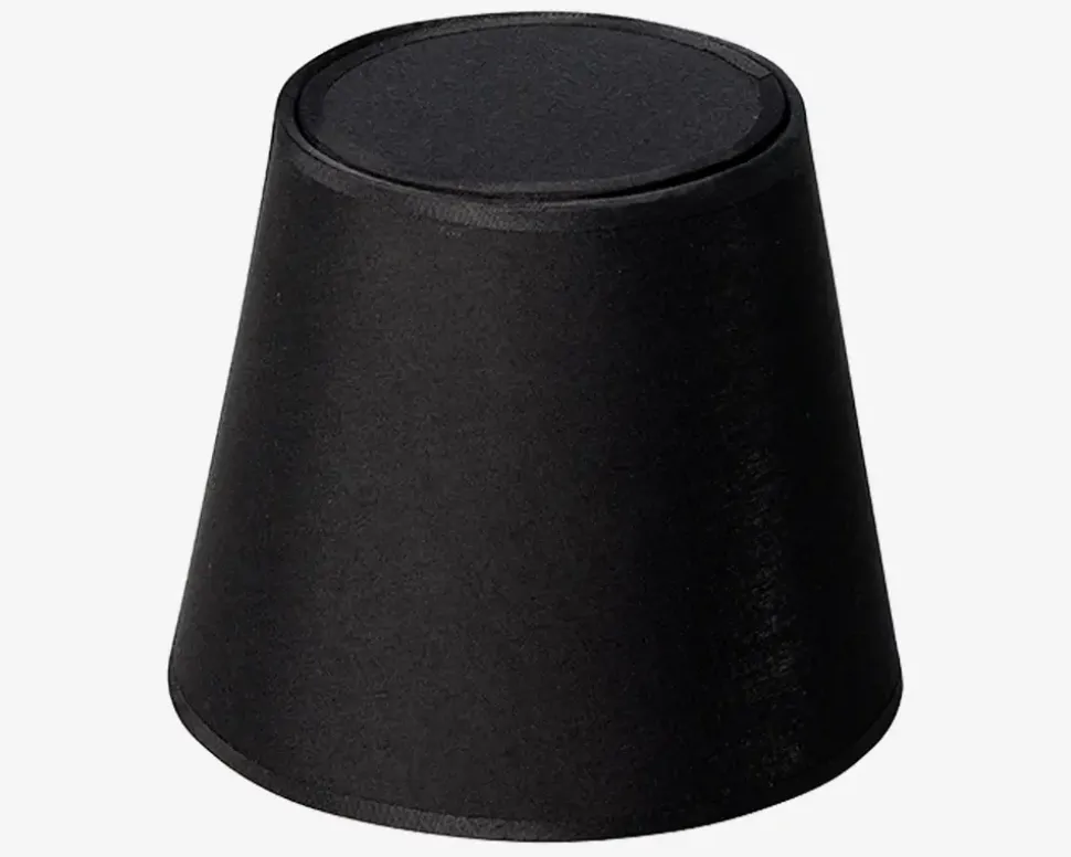 Skærm Isabella Domus sort/kobber H.14,5 cm