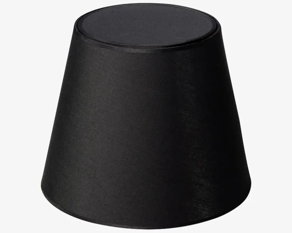 Skærm Isabella Domus sort/kobber H.24 cm