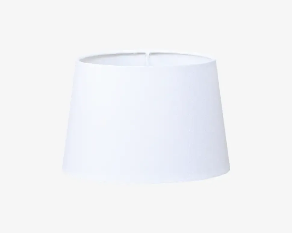 Skærm Oval Hvid Ø.20 cm