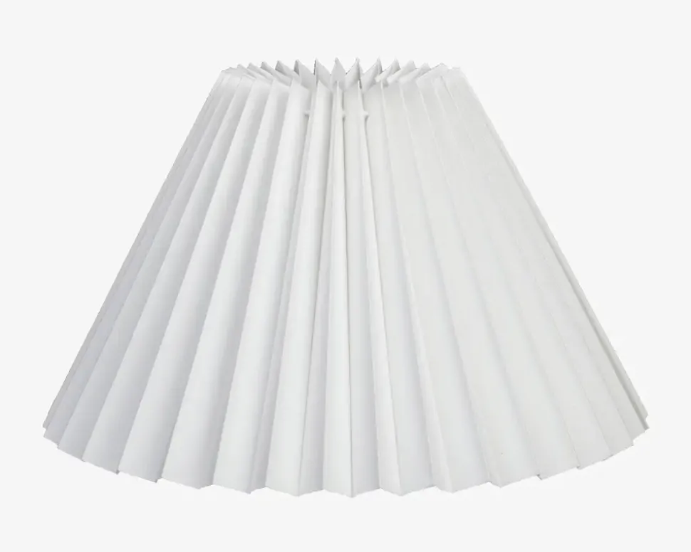 Skærm Plisse Empire Creme 21 cm