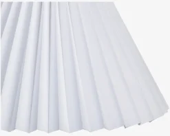 Skærm Plisse Empire Hvid 18 cm