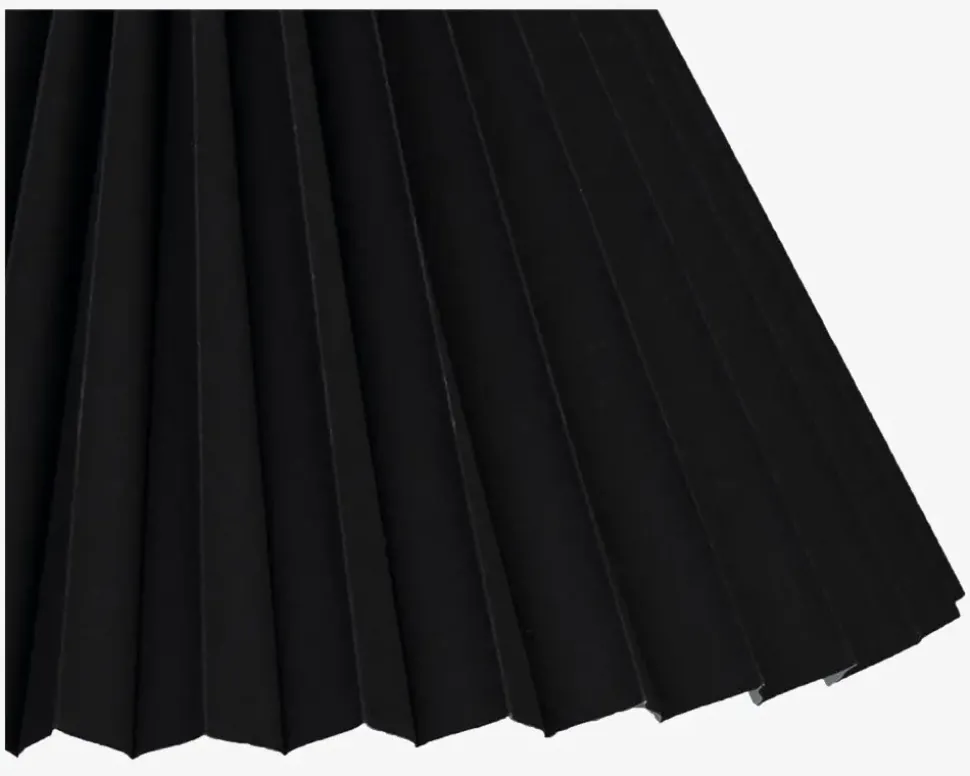 Skærm Plisse Empire Sort 23 cm