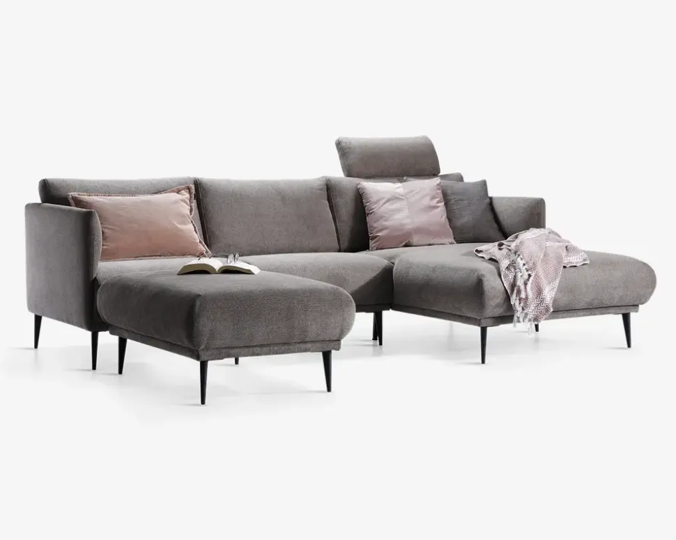 Sofa Josefine med chaiselong højre