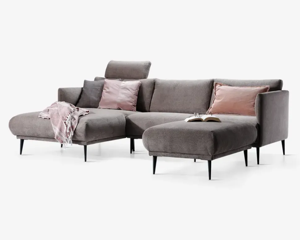 Sofa Josefine med chaiselong venstre