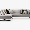 Sofa m. Åben Afslutning Beige Venstrevendt