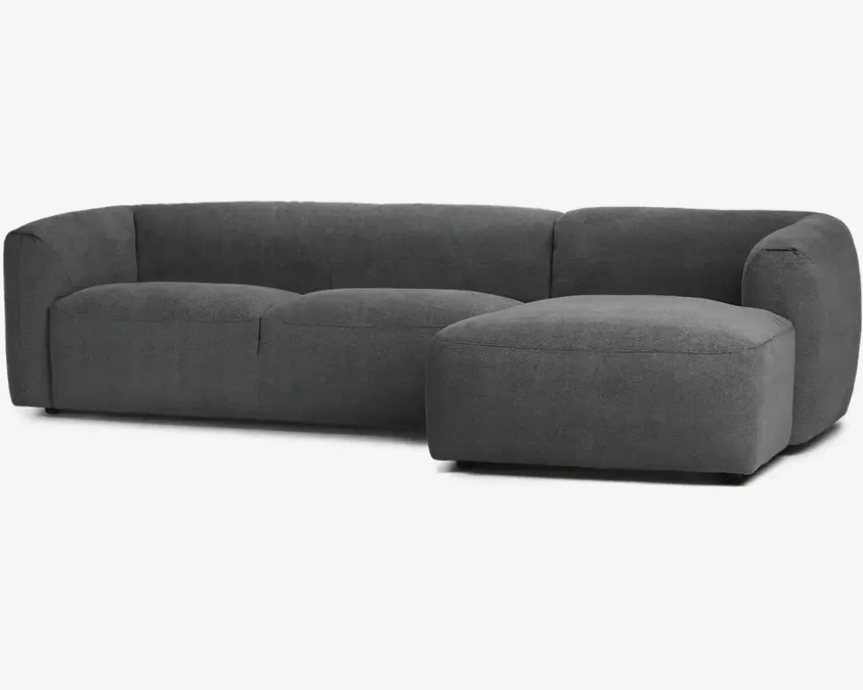 Sofa M/Chaiselong Violino Højre Grå