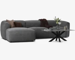 Sofa M/Chaiselong Violino Venstre Grå
