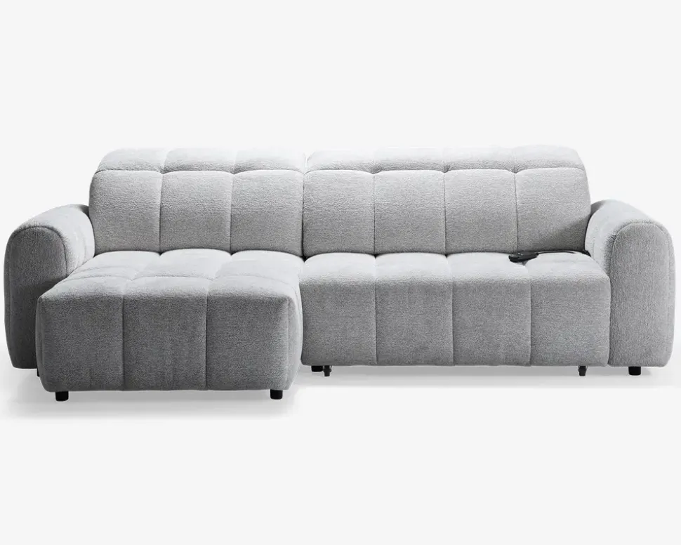 Sofa med chaiselong venstre relaxfunktion