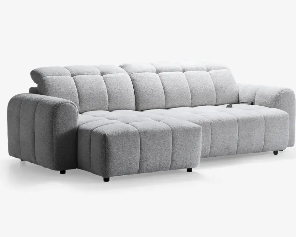 Sofa med chaiselong venstre relaxfunktion