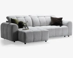 Sofa med chaiselong venstre relaxfunktion