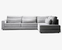 Sofa m/Open End Højre Grå