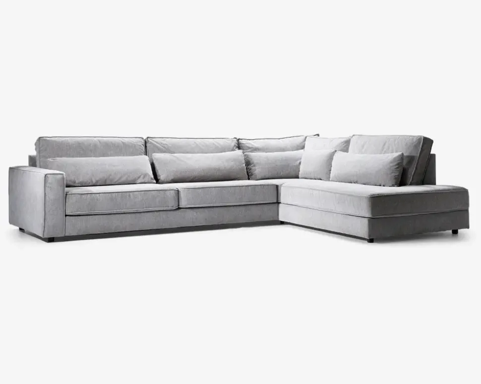 Sofa m/Open End Højre Grå