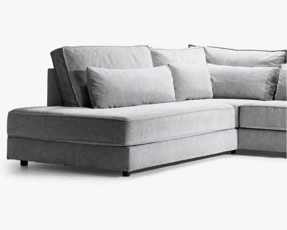 Sofa m/Open End Venstre Grå