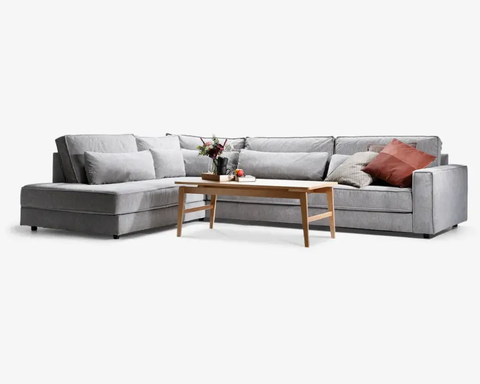 Sofa m/Open End Venstre Grå