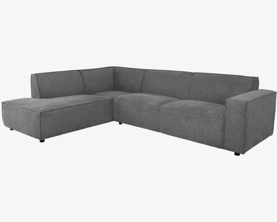 Sofa m/Open End Venstrevendt Grå